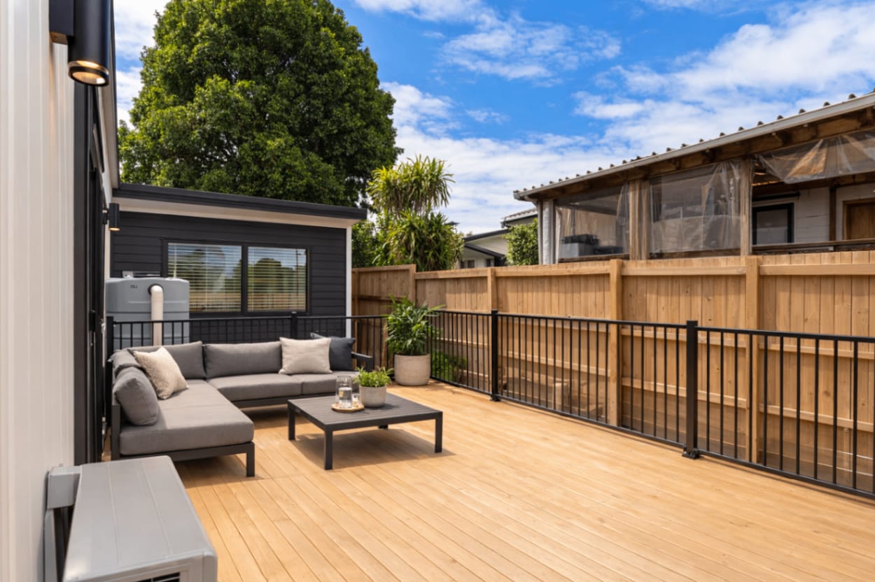 Second outdoor living area at 4A Daphne Street